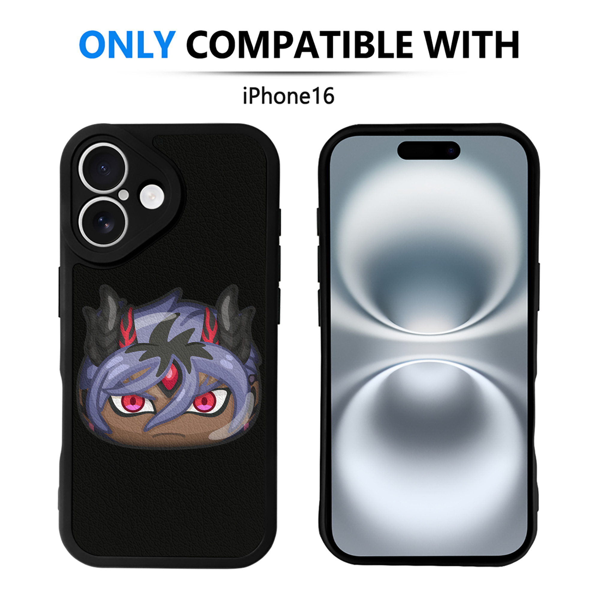 （画像用） 妖怪ウォッチ Yo-kai Watch 【iPhone 16シリーズ対応】シリコンスマホケース（レザー調） 材質：シリコン